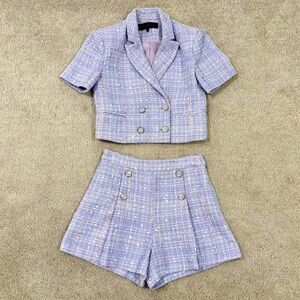 Endless Rose Tweed Short Set